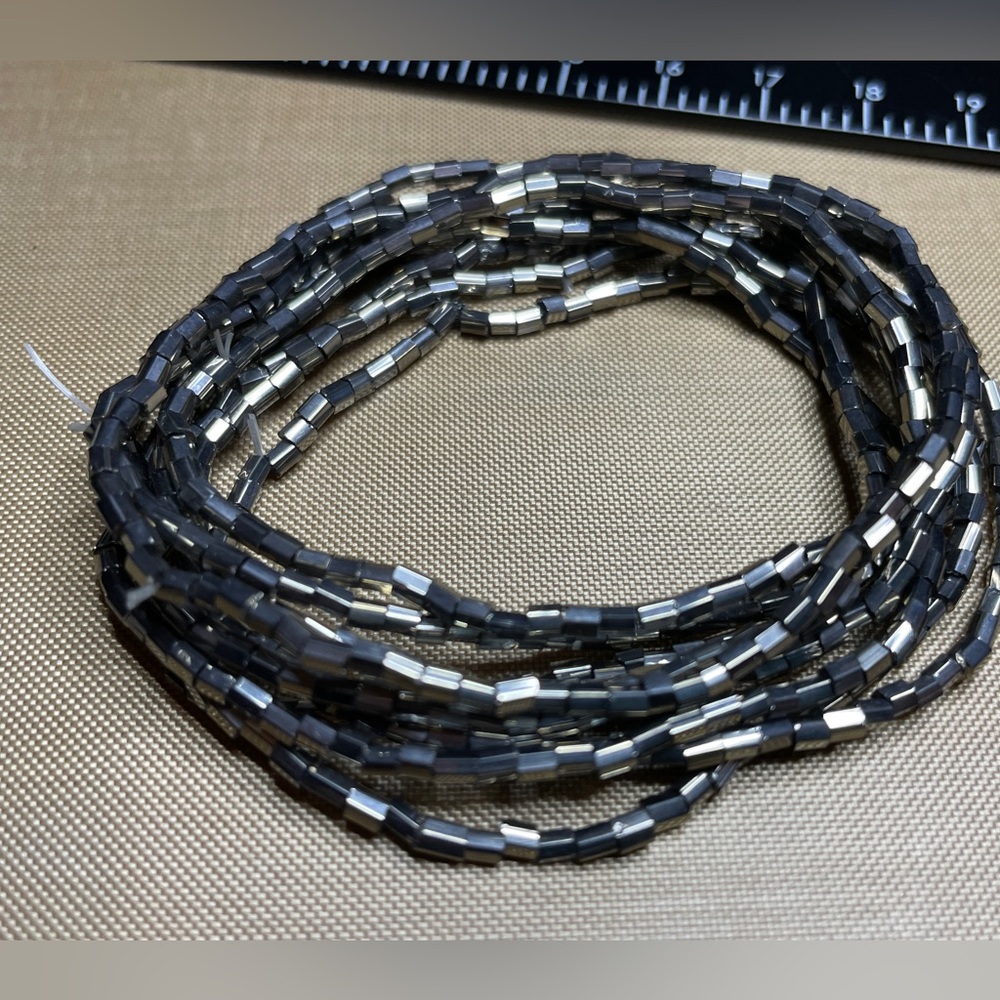 Set of 9 beaded bracelets.  Price is for the set.